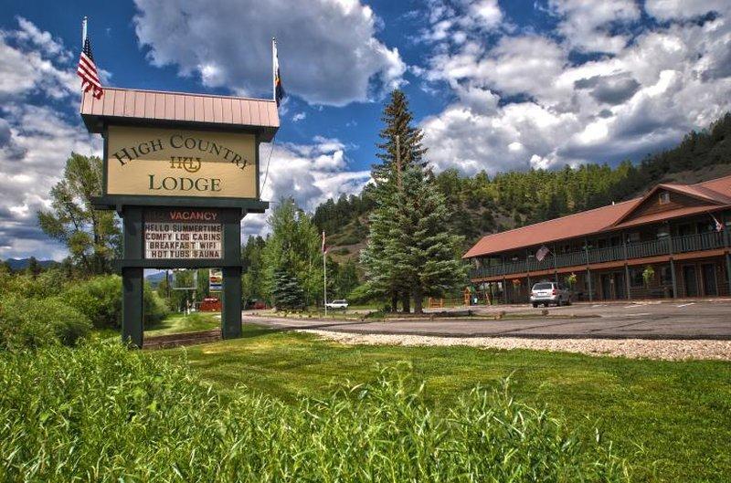 High Country Lodge And Cabins パゴサ・スプリングス エクステリア 写真
